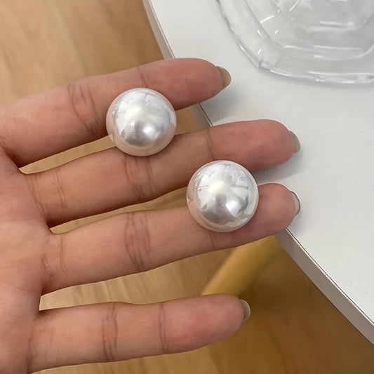 Le Statement Perle Puces d'Oreilles