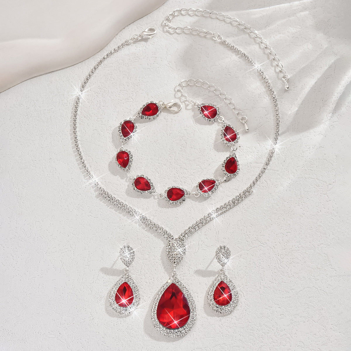 Thalira Bloodwynne Bijou Set | Or Blanc