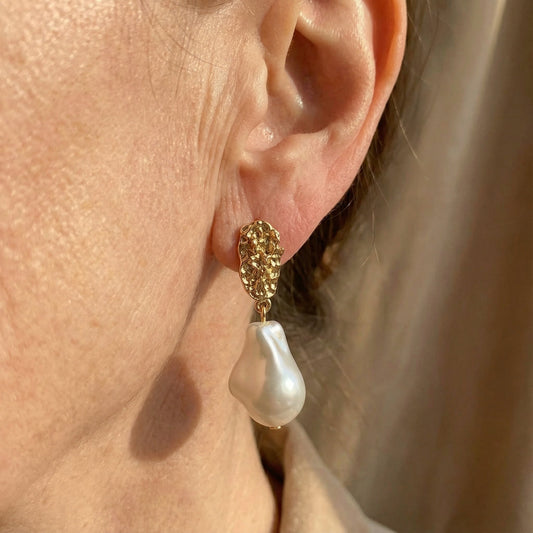 Champagne Dreams Perle Boucles d'Oreilles