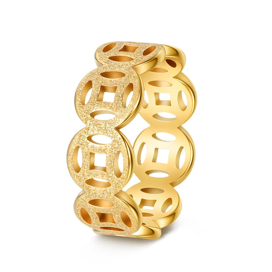 Ella Classique Pattern Bague | Or