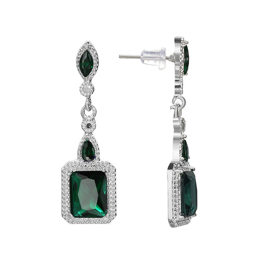 Clarion Verdancia Boucles d'Oreilles | Or Blanc