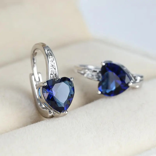 Lunara Cerestelle Boucles d'Oreilles | Or Blanc