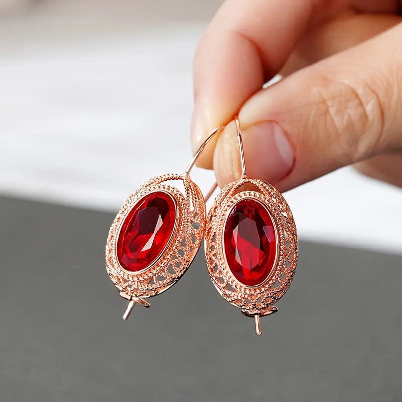 Talessia Rougefort Boucles d'Oreilles | Or Rose