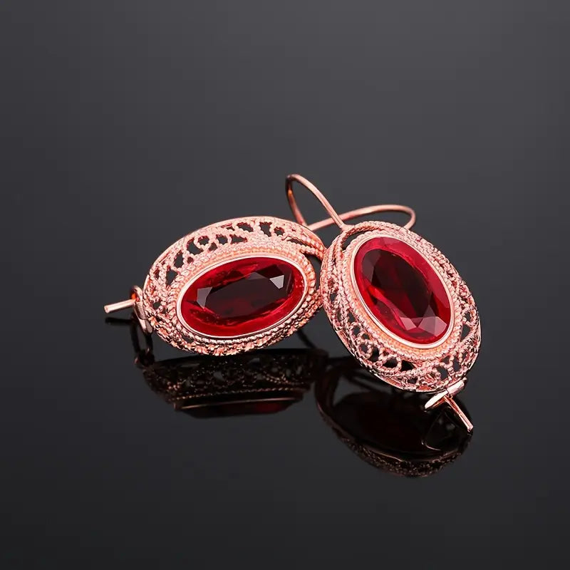 Talessia Rougefort Boucles d'Oreilles | Or Rose