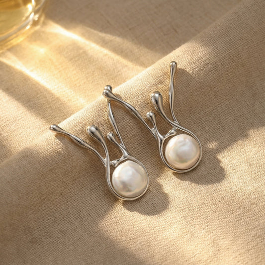 Artisan Perle Boucles d'Oreilles
