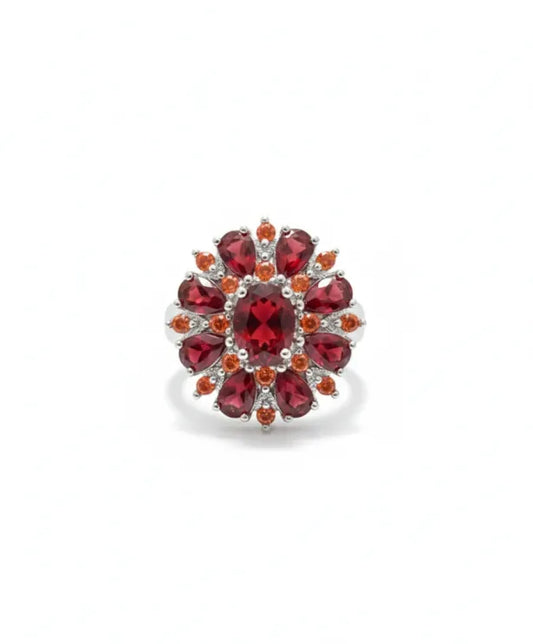 Scarlet Petal Bague | Or