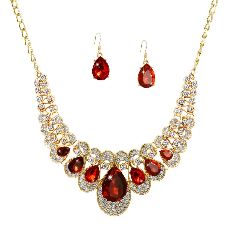 Maevina Crimselle Bijou Set | Or