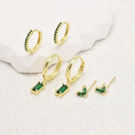 Fiorenza Viridelle Boucles d'Oreilles Set | Or