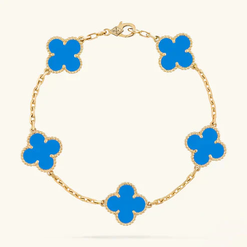 Clover Bracelet Bleu