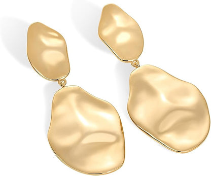 Ripple Vague Boucles d'Oreilles | Or