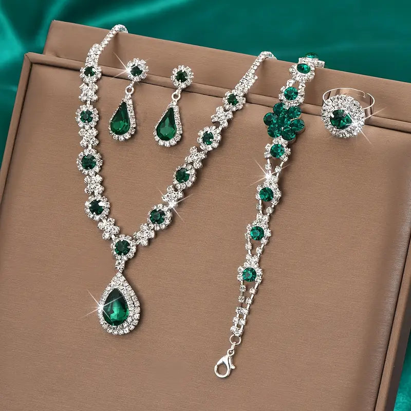Adriana Lysandre Bijou Set | Or Blanc
