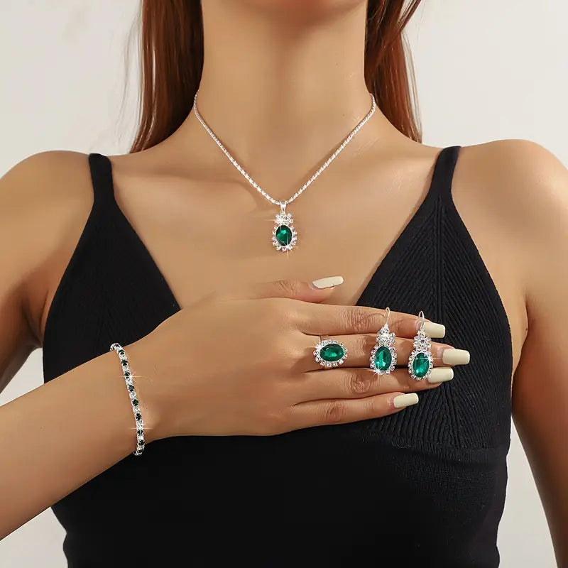 Seloria Grevalyn Bijou Set | Or Blanc