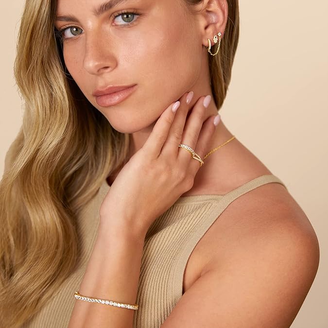 Adella Chaîne Boucles d'Oreilles | Or
