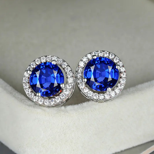 Lúcia Celestine Boucles d'Oreilles | Or Blanc