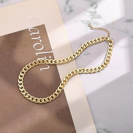 Chunky Maille Cubaine Collier | Or