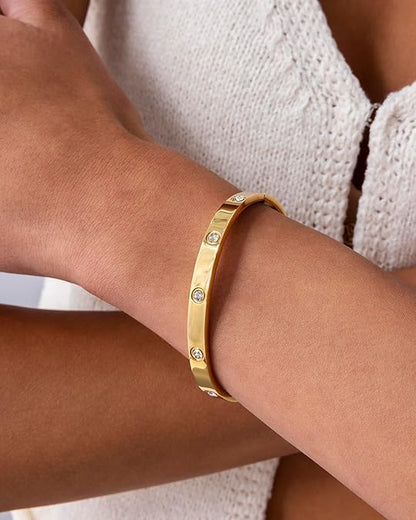 Halo Dot Bracelet | Or