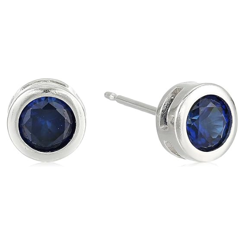 Saphir Serti Clos Puces d'Oreilles | Or Blanc