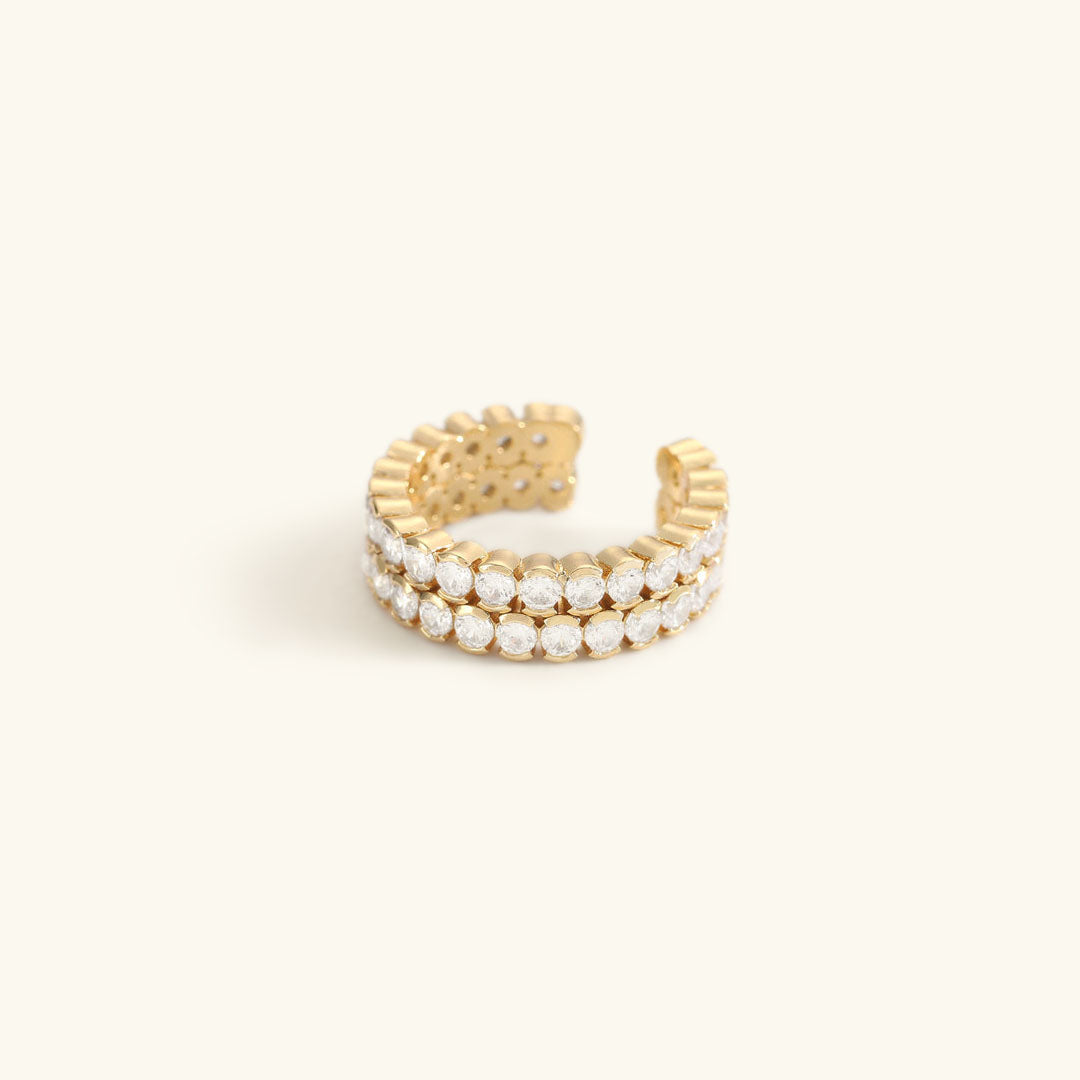 Cassandra Studded Or Bague