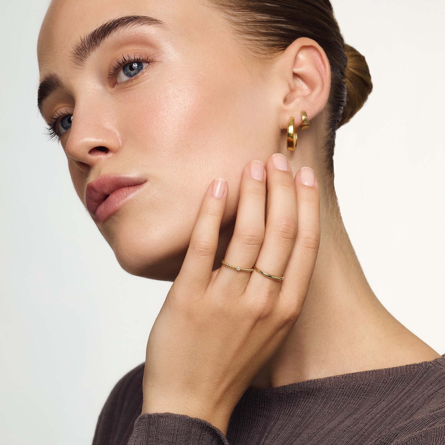 Slim Dome Bague | Or