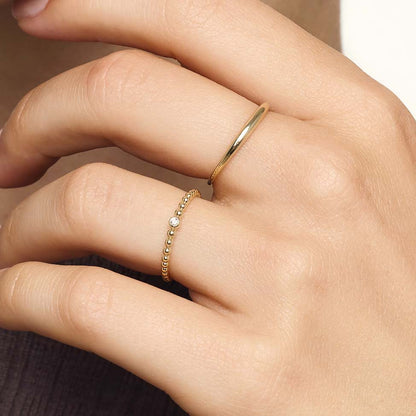 Slim Dome Bague | Or