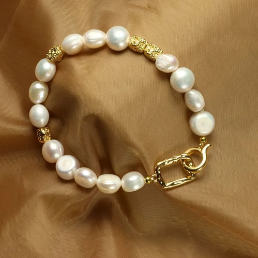 Freshwater Baroque Perles Bracelet