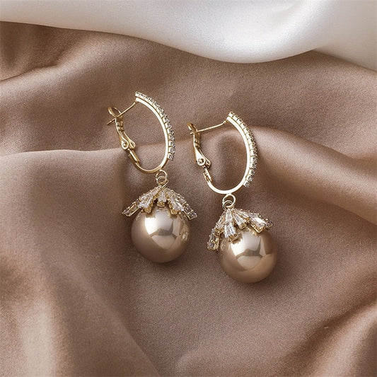 Magnifique Perle Baby Boucles d'Oreilles