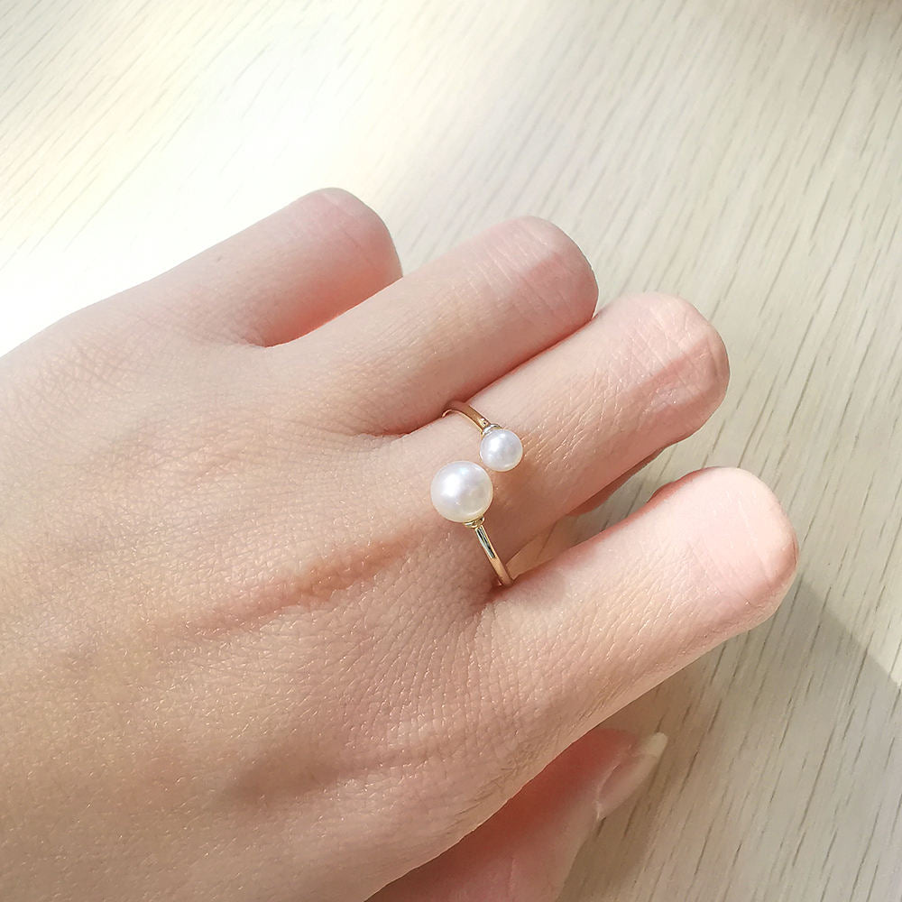 Sophisticated Freshwater Perle Bague