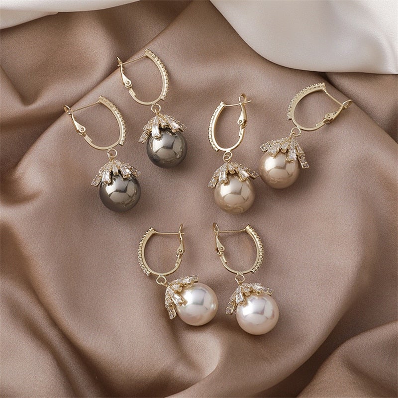 Magnifique Perle Baby Boucles d'Oreilles