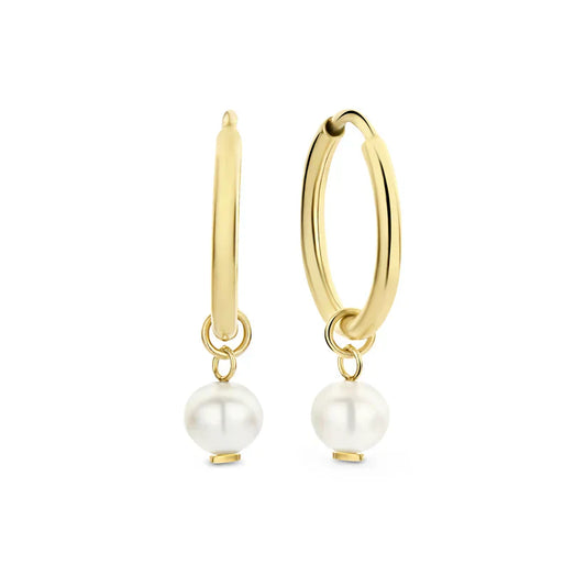 Delia Crest Boucles d'Oreilles | Or