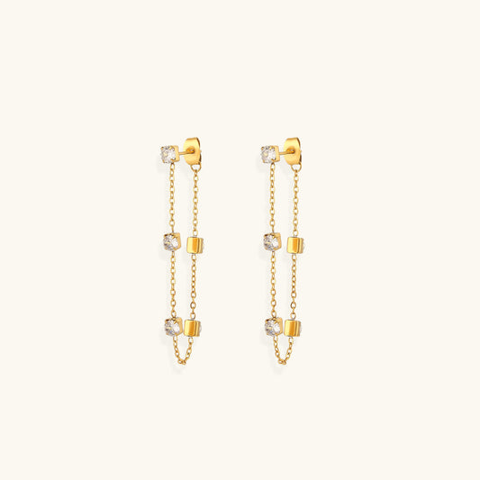 Iris Diamant Boucles d'Oreilles