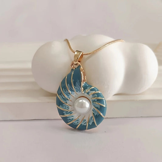 Seashell Perle Or Collier
