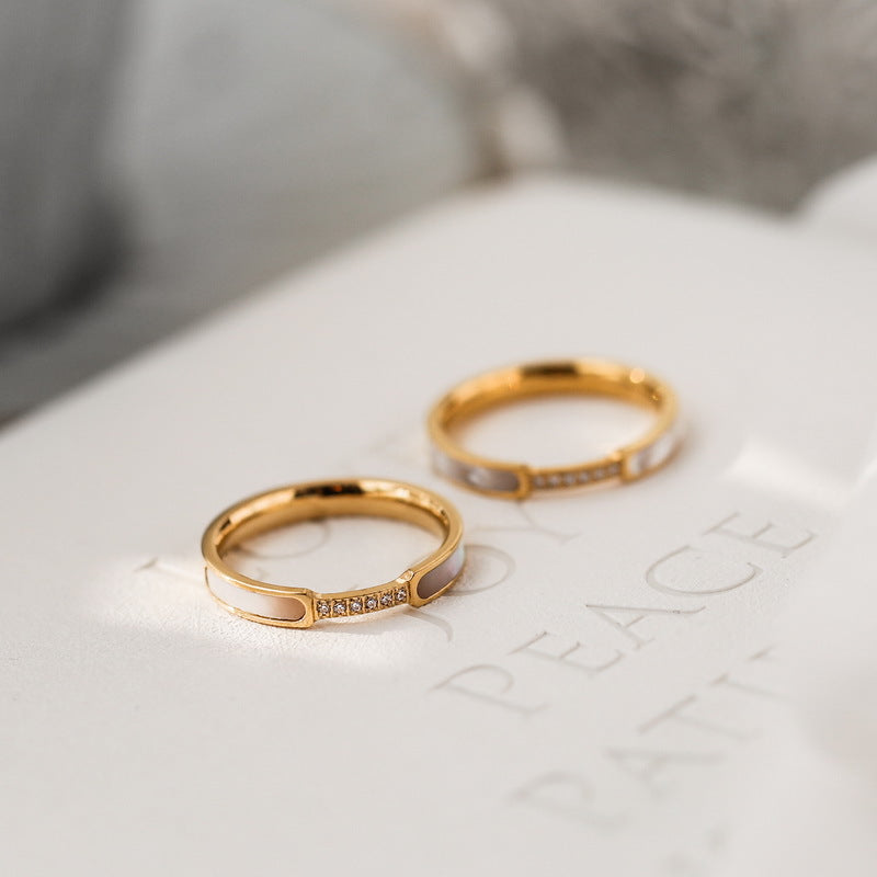 Gabrielle Diamant Simulant Or Bague