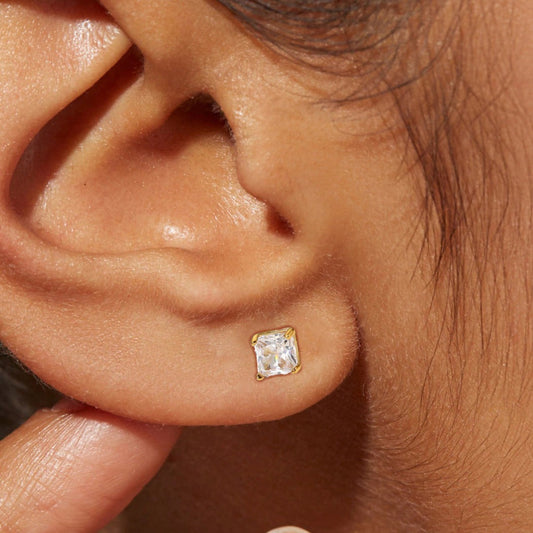 March Solitaire Or Boucles d'Oreilles