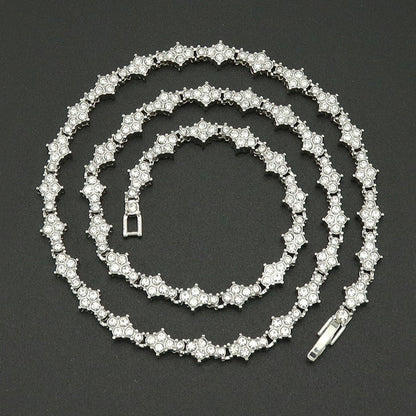 Classique Cluster Collier Tennis | Or