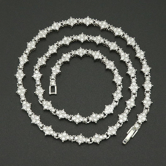 Classique Cluster Collier Tennis | Or