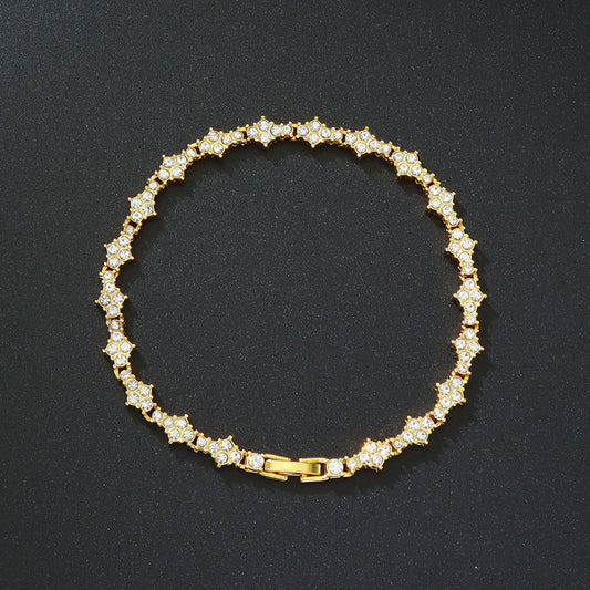 Classique Cluster Bracelet Tennis | Or