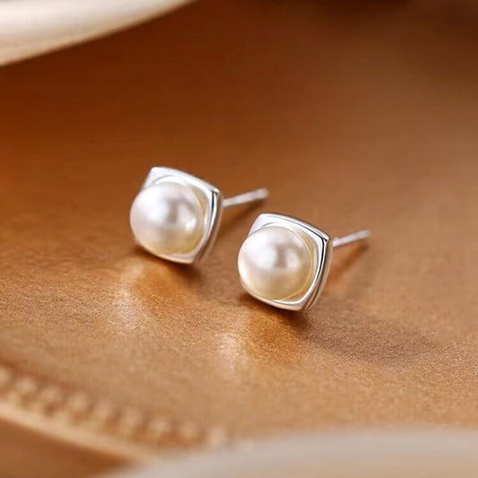Élégant Freshwater Perle Boucles d'Oreilles Pendantes