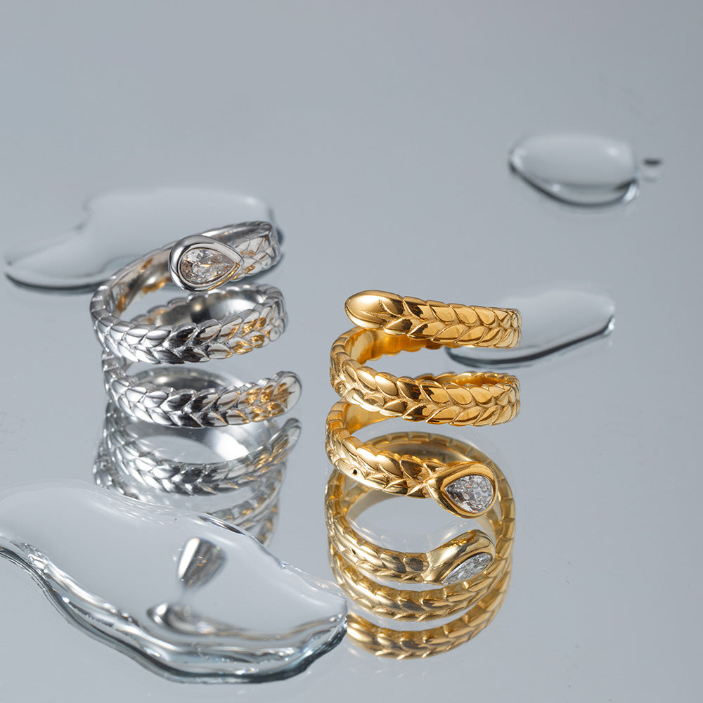 Davina Or Serpent Bague