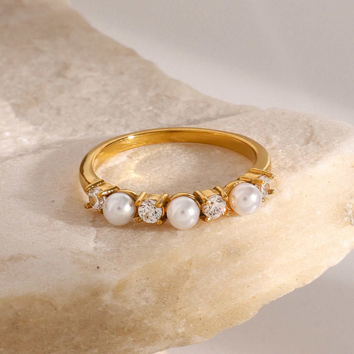 Keisha Diamant Perle Bague