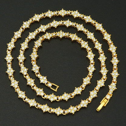 Classique Cluster Collier Tennis | Or