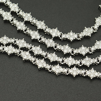 Classique Cluster Collier Tennis | Or