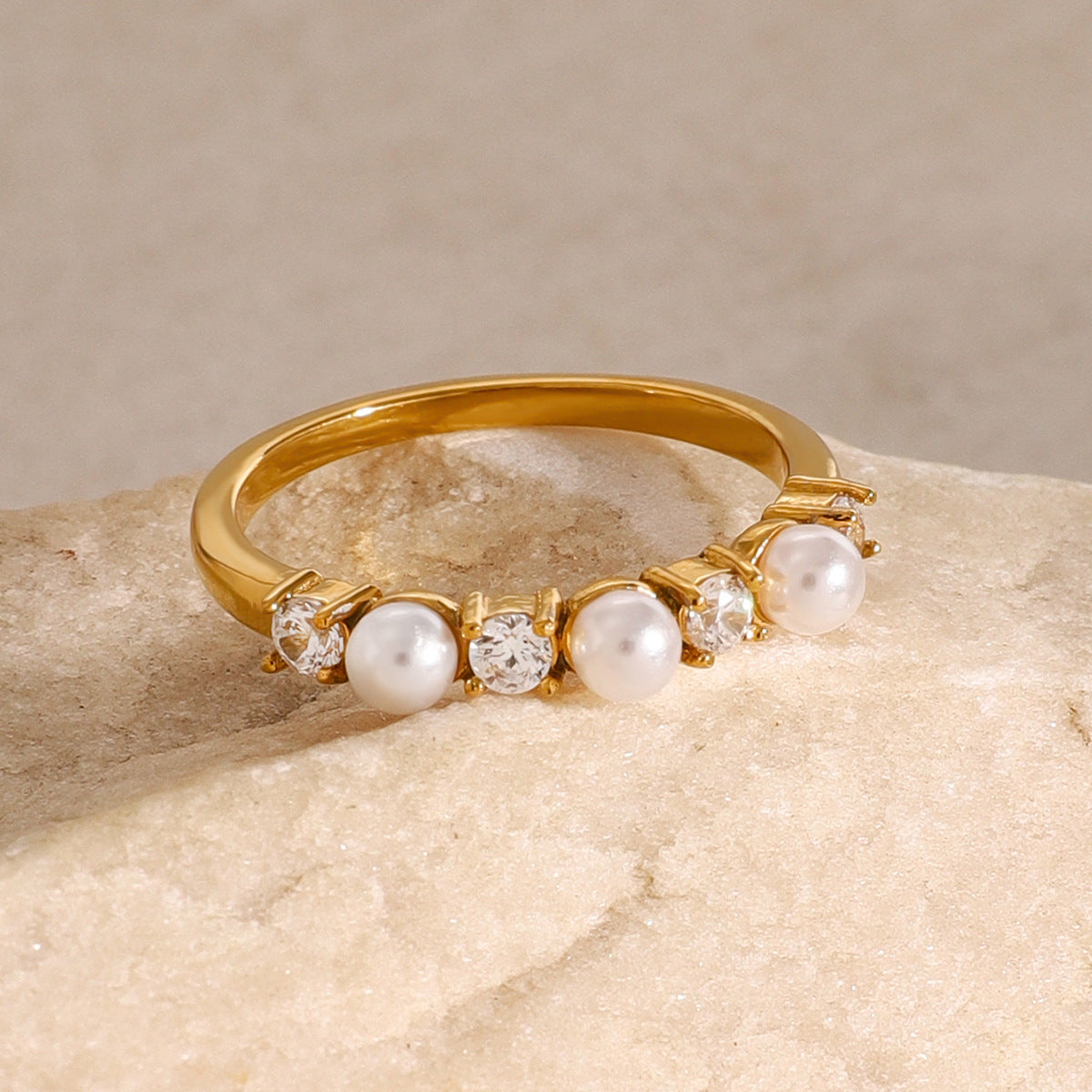 Keisha Diamant Perle Bague