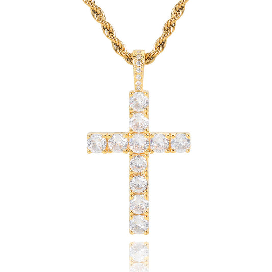 Croix collier | Or