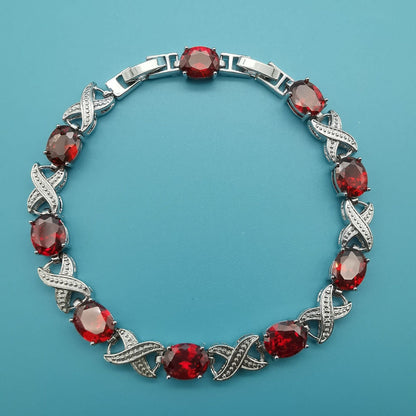 Alendra Flameaux Bracelet | Or Blanc