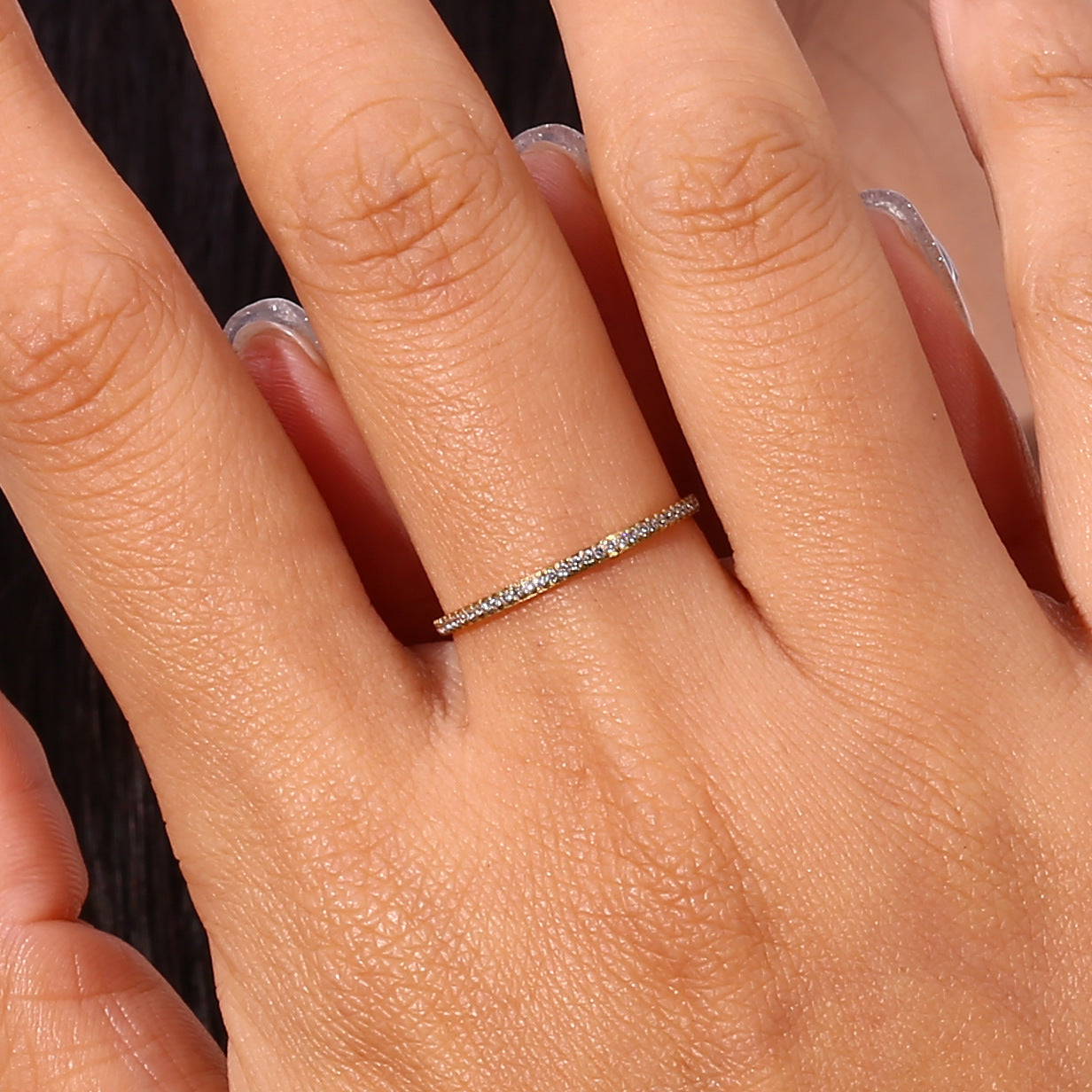 Zarra Paved Or Bague