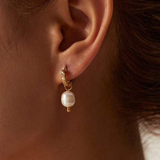 Sara Perle Boucles d'Oreilles