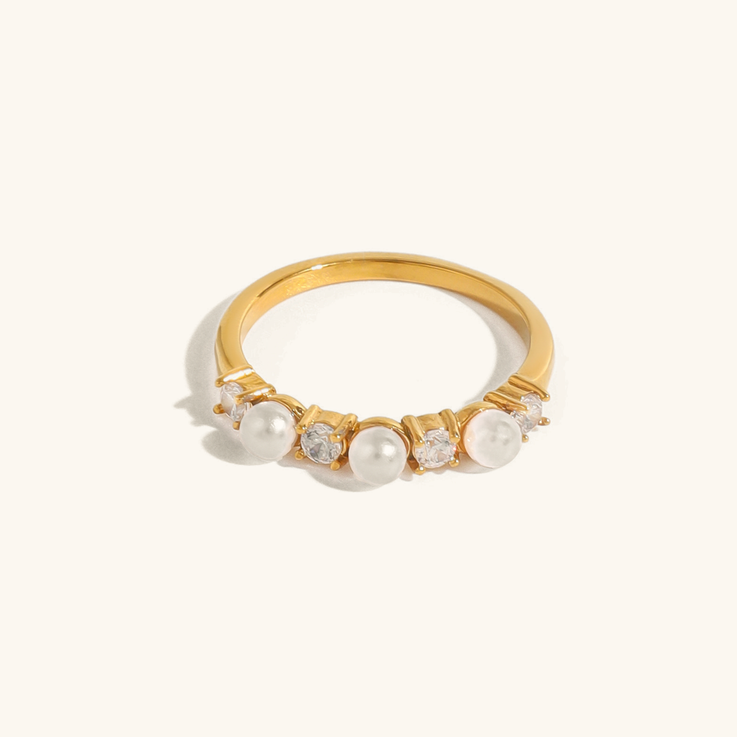 Keisha Diamant Perle Bague
