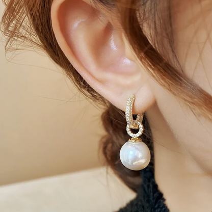 Stunning Perle Boucles d'Oreilles