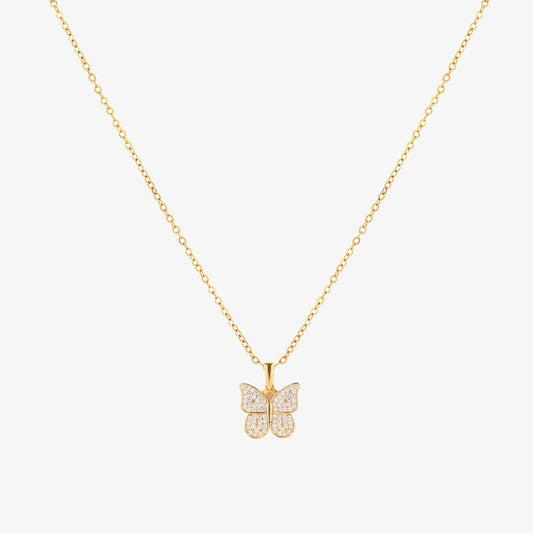 Radiant Papillon Collier | Or
