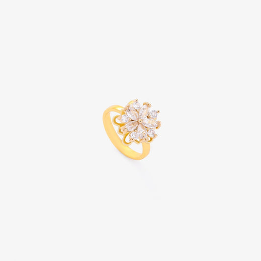 Flora Accent Bague Tournante | Or